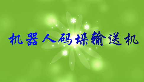 机器人码垛输送机