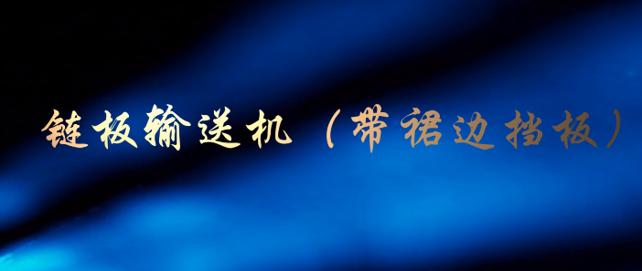 链板输送机（带裙边挡板）